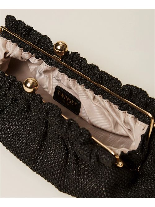 Borsa clutch in rafia con charm TWINSET | 261 TD8280/00006